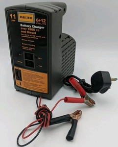 Challenge 6+12V Fully Automatic Battery Charger 11 AMP CAR, MOTORCYCLE clean UK⭐ - Picture 1 of 4