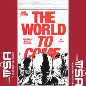 MARVEL KNIGHTS THE WORLD TO COME #1 Jon Quesada variante sorpresa única por tienda - Imagen 1 de 3