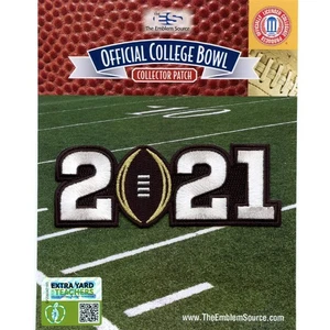 2021 College National Championship Game Jersey Patch Ohio State Alabama - Bild 1 von 3