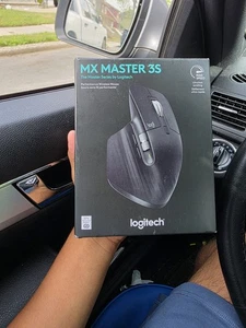 Logitech MX Master 3S Wireless Mouse - Black NEW FAST FREE SHIPPING!!! - Afbeelding 1 van 9