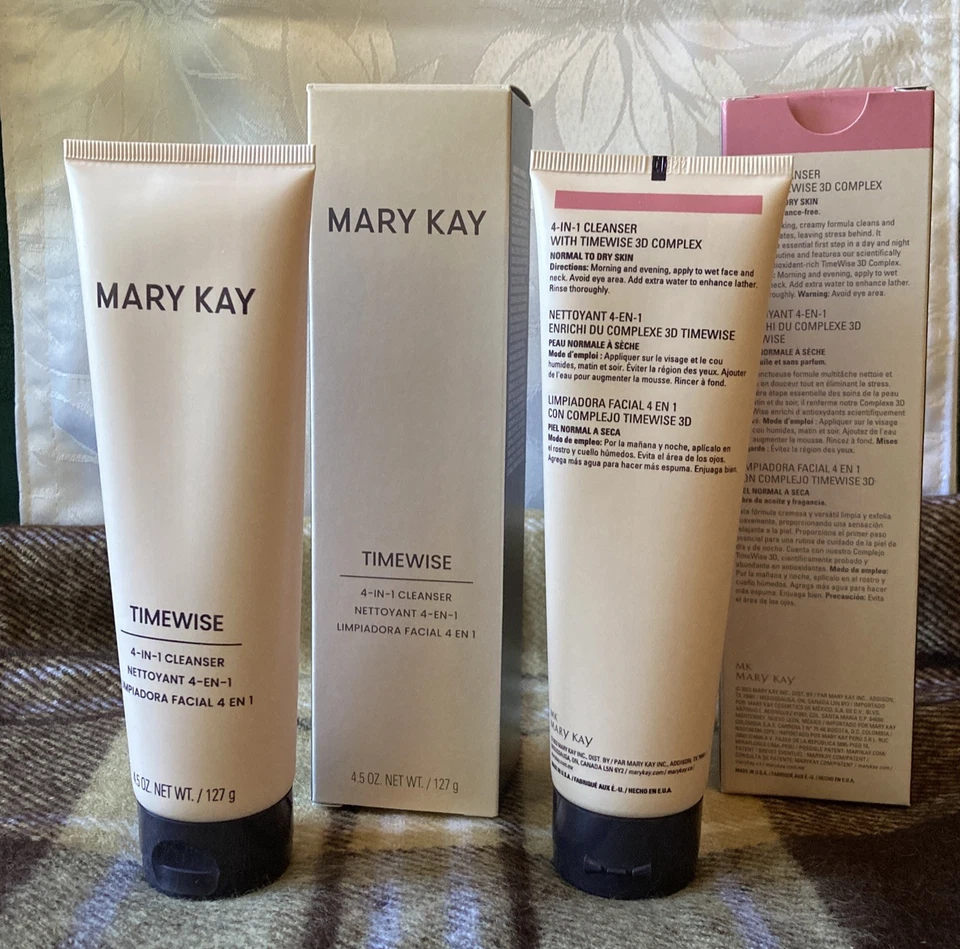 TWO Mary Kay TimeWise  4-in-1 Cleanser Normal to Dry~FREE SHIPPING~ New in box - Image 1 of 1
