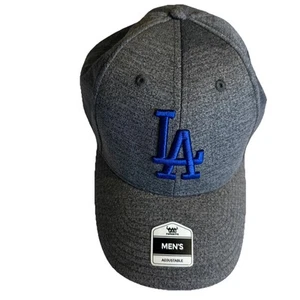 FAVORITO de los fanáticos Gorra/Sombrero de Béisbol de los Dodgers en Gris y Azul, (Nuevo) Ajustable - Imagen 1 de 5