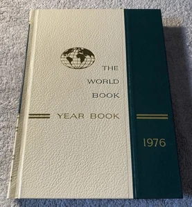 1976 The World Book Encyclopedia Yearbook 1975 Year in Review 608 Pages - Foto 1 di 9