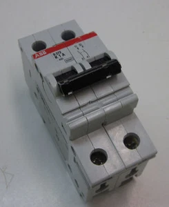 ABB S272-K1 Mini Circuit Breaker, Type K, 2-Pole, 1A - Picture 1 of 3