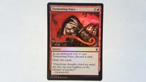 Foil Tormenting Voice Khans of Tarkir - Magic the Gathering Red - Picture 1 of 2