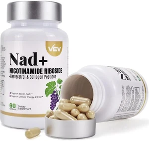 NAD Supplements for Women with Nicotinamide Riboside, Multi-Collagen Complex - Picture 1 of 6