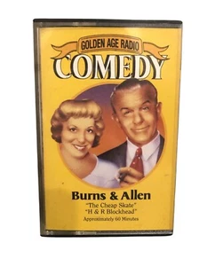 Burns & Allen Cassette Golden Age Radio Comedy Metacom 1991 Vintage Tape Retro - Imagen 1 de 4