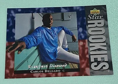 1994 Upper Deck - Carlos Delgado #8 Electric Diamond - Image 1 of 2