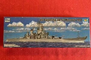NUEVO Sellado 1:700 Acorazado EE. UU. BB-63 Missouri 1991 Trompetista 05705 - Imagen 1 de 8