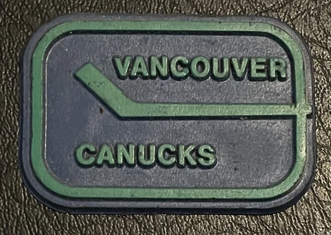 Vintage NHL Vancouver Canucks Rubber Fridge Magnet Refrigerator Cover