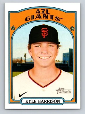 Kyle Harrison 2021 Topps Heritage Minor League #99 - Image 1 of 2