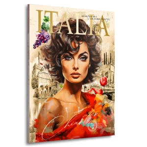 Acryl-Glas Bild Sophia Loren Italien Pop Art Wand Bilder Deko Plexi Kunst - Bild 1 von 7