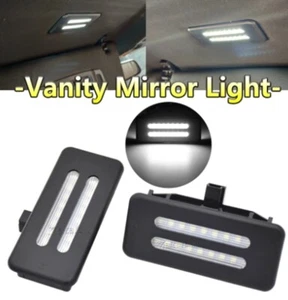 LED Sun Visor Vanity Mirror Lamp For BMW E90/E92/E60/E84 X1/F25 X3/E70 X5/E71 X6 - Picture 1 of 9