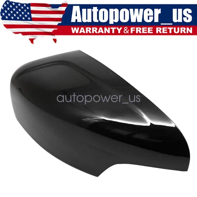 Black Left Driver Side Car Rearview Mirror Cap Cover For Volvo XC60 2010-2013 US - Image 1 of 4