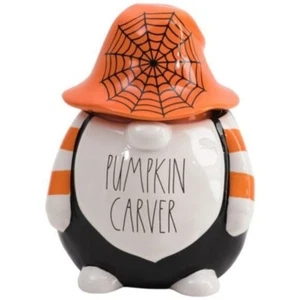 Rae Dunn | 13 Zoll Kürbisschnitzer Wichtel Dose Keksdose - Bild 1 von 2