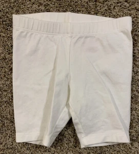 Cat & Jack Girl's White Bike Shorts. Size: XS (4/5). - Picture 1 of 5
