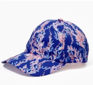 NUEVO Sombrero para correr Lilly Pulitzer en azul boreal para nadar - Imagen 1 de 1
