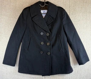 AUTENTICO CAPPOTTO NAVY PEA MILITARE DSCP QUARTERDECK COLLEZIONE DONNA Taglia 12R - Foto 1 di 6