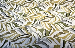 Swavelle Isleta Leaf Green Jacquard Upholstery Fabric By The Yard - Picture 1 of 5
