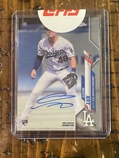 2020 Topps Chrome Rookie Autographs GAVIN LUX RC Auto Los Angeles Dodgers #RA-GL
