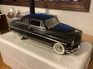 1949 Mercury Club Coupe 1/24 Scale Danbury Mint Diecast Metal 2Dr Black - Picture 1 of 7