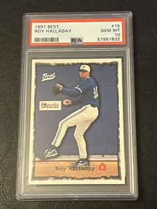 1997 BEST #15 ROY HALLADAY RC HOF PSA 10 (POP 20)