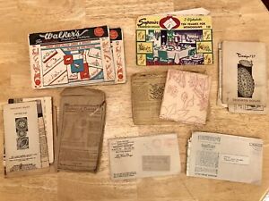 Lot of Needlepoint Stitch Books - Patterns - Vintage 1950s