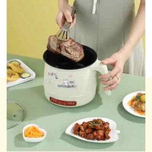 Multi-Functional Mini Electric Cooker | Portable Non-Stick Hot Pot for Home Dorm - Picture 1 of 8