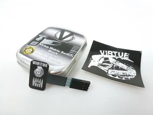 NEW VIRTUE ON OFF MEMBRANE BUTTON PAD 4 DYE DM4 DM5 DMC & ION VIRTUE BOARD BLACK - Picture 1 of 5
