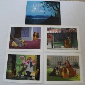 Disney Store - Lady and the Tramp - Lithograph Portfolio Set of 4 - Picture 1 of 6
