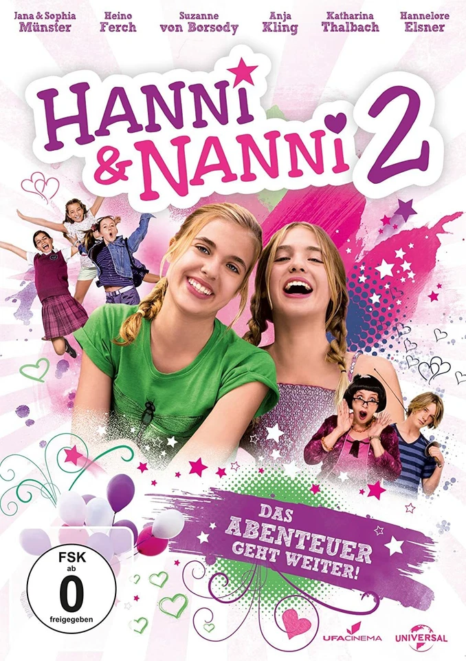 Hanni & Nanni 3 (Kinderfilm / Familienfilm) Katharina Thalbach, Hannelore Elsner - Bild 1 von 1