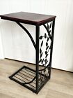 Beautiful Vintage Brown table Side Table- L 21 X D 30 X H 52cm
