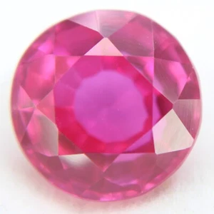 10 Ct Certified Natural Pink Beryl Loose Gemstones Round Shape Ring Stone - Picture 1 of 4
