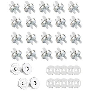 Magnetverschluss Magnetische Druckknöpfe zum Annähen Magnetknöpfe Magnets 24 PCS - Bild 1 von 2
