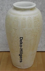 Ägyptische Vase Groß Bodenvase Figur Ramses Pharao Ägypten Schakal Deko  42G F70 - Picture 1 of 2