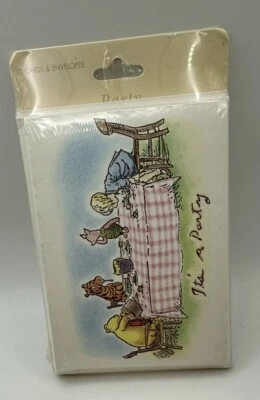 Michel & Co, Classic Pooh, Vintage Winnie the Pooh Party Invitations Cards - Image 1 of 4