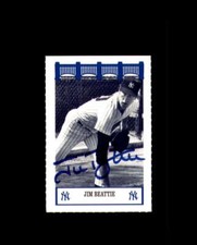 Jim Beattie Signed 1992 Wiz Yankees of The 70's New York Yankees Autograph