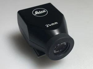 [NOS] Leica 24mm Finder Shoe Mount Black Viewfinder 18696 for D-LUX - Picture 1 of 5