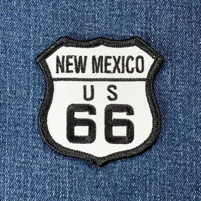 New Mexico Route 66 Patch - Embroidered US Highway Sign Badge 2.5" (Iron On) - Image 1 of 2