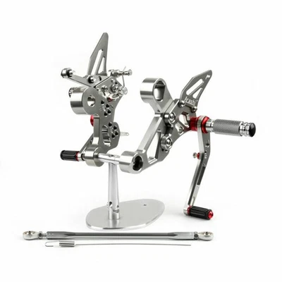 Racing Commandes reculées Rearset Foot pegs Pour 14 Yamaha MT-09 FZ-09 Gray A' - Photo 1/4