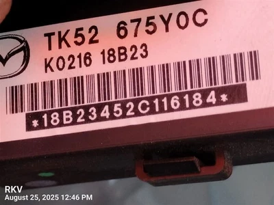 CHASIS CONTROL MODULE TK52 675YOC 2018 MAZDA CX-5 - Image 1 of 4