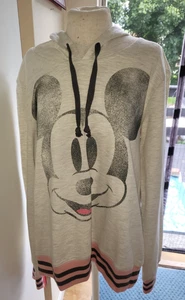 Disney Parks Distressed Mickey Mouse Hoodie Adult Size Medium - Picture 1 of 6