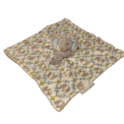 MANTAS Y MÁS ALLÁ Baby LOVEY Gris ELEFANTE Manta de Seguridad Felpa Foto 1 de 4