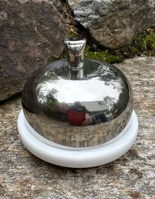 1/ Norpro Butter Bell Cheese Condiment Small Serving Dish Dome Lid Stainless - Image 1 of 4