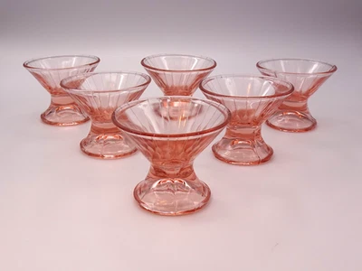 6 alte Likörgläser - Schnapsgläser - Glas - rosalin - Bild 1 von 3