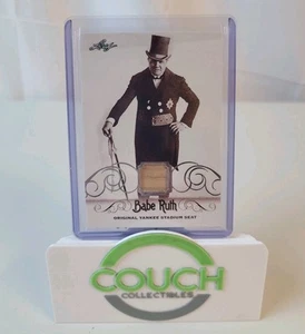 2016 Leaf Babe Ruth #YS-58 Original Yankee Stadium Seat Relic Card - Picture 1 of 7