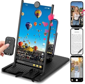 5-in-1 Vertical Phone Screen Magnifier HD with Bluetooth Remote, 3D Portable Fo - Picture 1 of 7