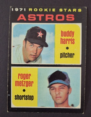 1971 Topps - 1971 Rookie Stars Roger Metzger, Buddy Harris #404 (RC) - Image 1 of 2
