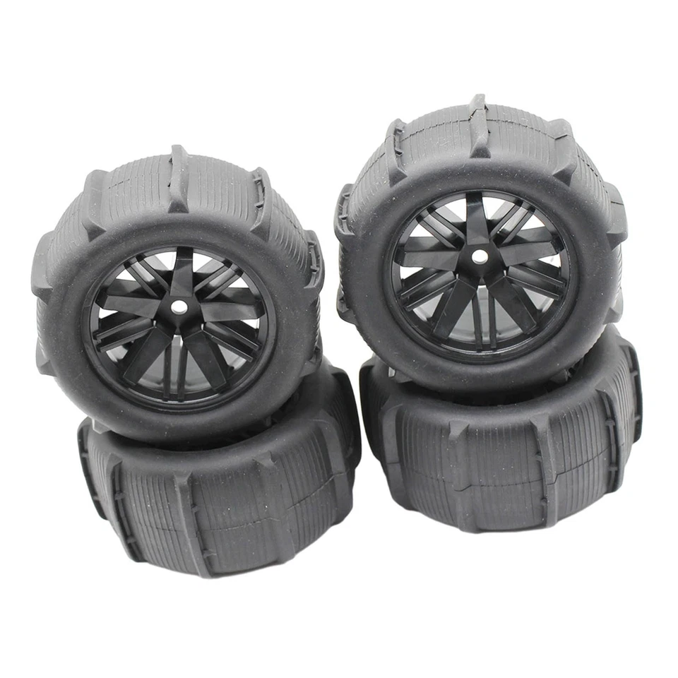 4 pezzi 1:14 RC Auto Ruote Pneumatici per Wltoys 124010 124018 - Immagine 1 di 4