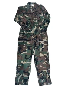 NWT Rothco Flightsuit - Woodland Camo Adults 2XL Military Aviator Paratrooper - Picture 1 of 18